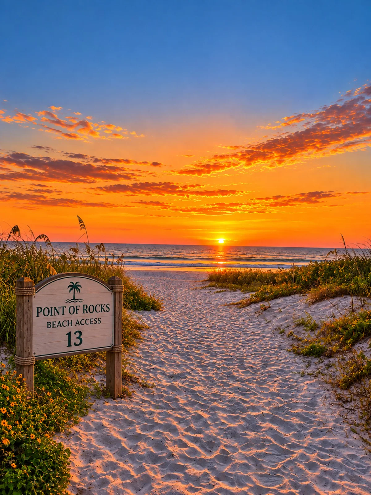Point of Rocks beach access